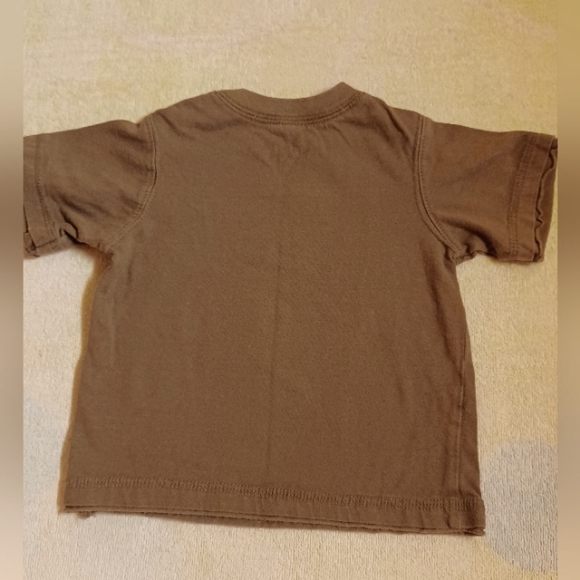 Kenneth Cole Reaction Baby Brown Tee, Name On Buttons, Size 12 Months - Picture 6 of 7